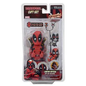 Neca Marvel Comics Gift Set Deadpool Limited Edition Body-Knocker Bobble-Figure