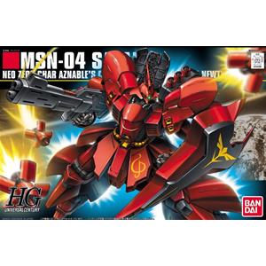 Gunpla: Gundam Plastic Model Kit MSN-04 SAZABI High Grade HG 1/144 Bandai