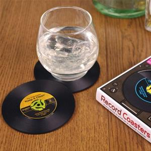 Gamago Sottobicchieri 45 giri Silicone Record Coasters