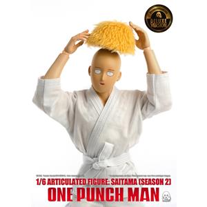 ONE PUNCH MAN: SAITAMA DELUXE VERSION Season 2 Articulated Action Figure by THREEZERO