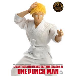 ONE PUNCH MAN: SAITAMA DELUXE VERSION Season 2 Articulated Action Figure by THREEZERO