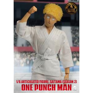 ONE PUNCH MAN: SAITAMA DELUXE VERSION Season 2 Articulated Action Figure by THREEZERO