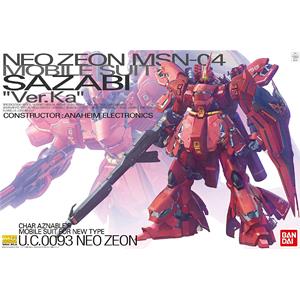 Gunpla: Gundam Plastic Model Kit MSN-04 SAZABI Master Grade MG 1/100 Bandai