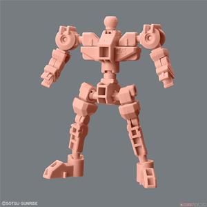 Mobile Suit Gundam SD CROSS SILOUHETTE FRAME RED Plastic Model Kit by BANDAI