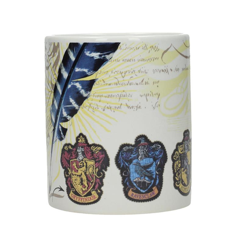 Hp House Emblems White Tazza