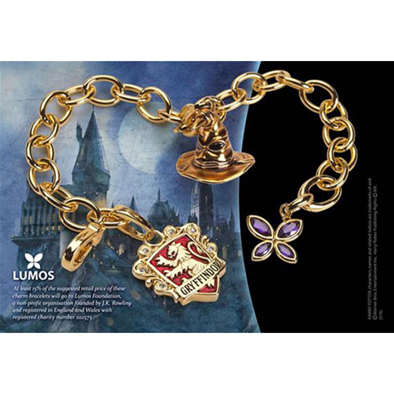 HP LUMOS GRYFFINDOR CHARM BRACELET 7708