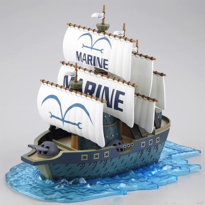 One Piece: Grand Ship Collection Plastic Model Kit Marine Warship Bandai