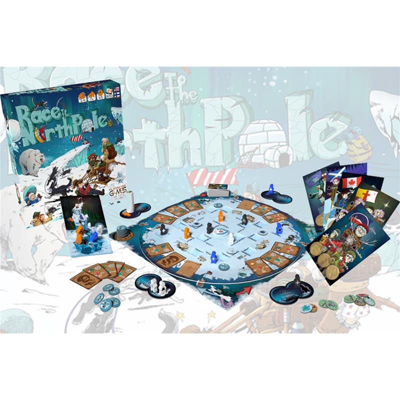 RACE TO THE NORTH POLE BOARDGAME