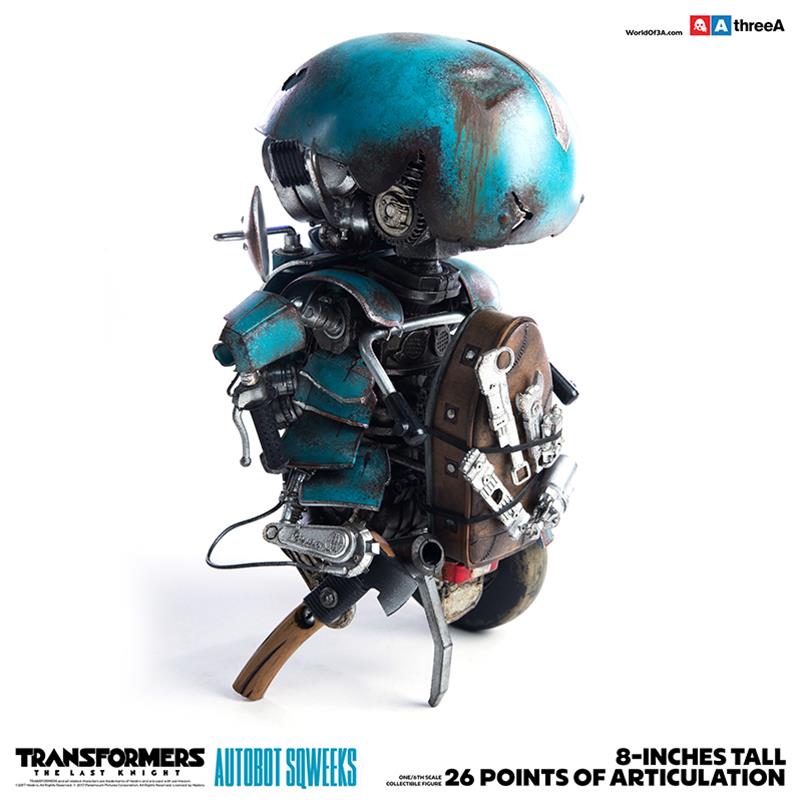 ThreeA Toys Transformers The Last Knight Action Figure 1/6 Autobot Sqweeks 20 cm