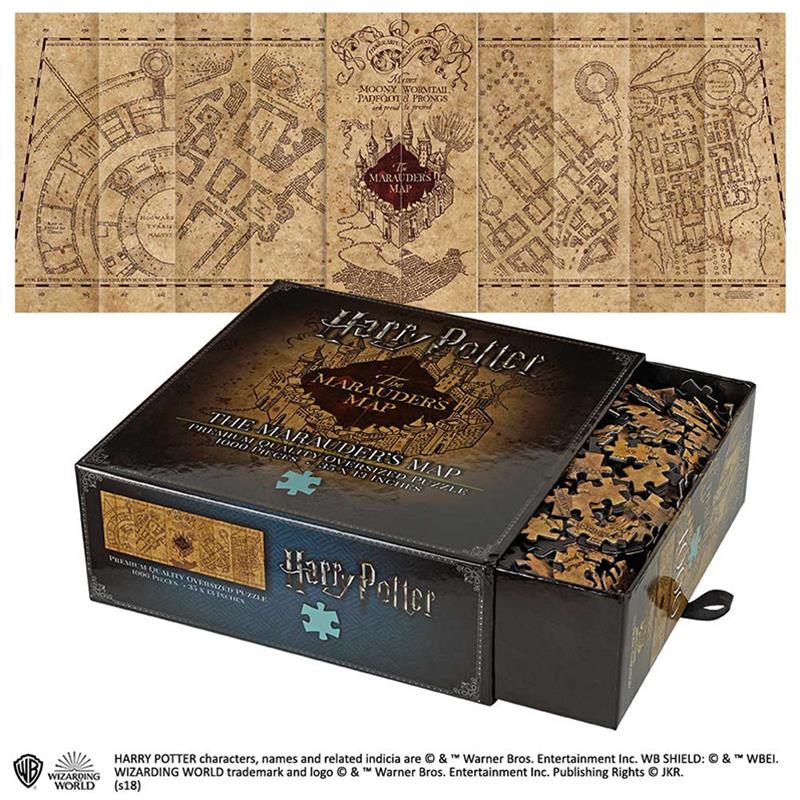Harry Potter Jigsaw Puzzle The Marauder's Map Cover Noble Collection