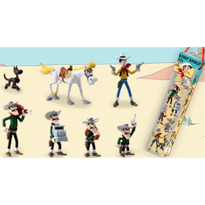 LUCKY LUKE TUBE 7 FIGURES
