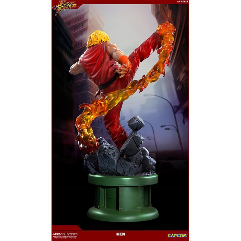 Street Fighter IV: 1/4 Ken Masters with Dragon Flam PCS