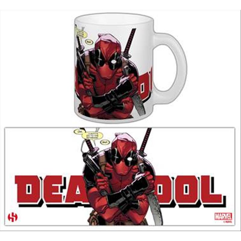 Semic Marvel Comics Tazza Ceramica Deadpool "Have To Go"