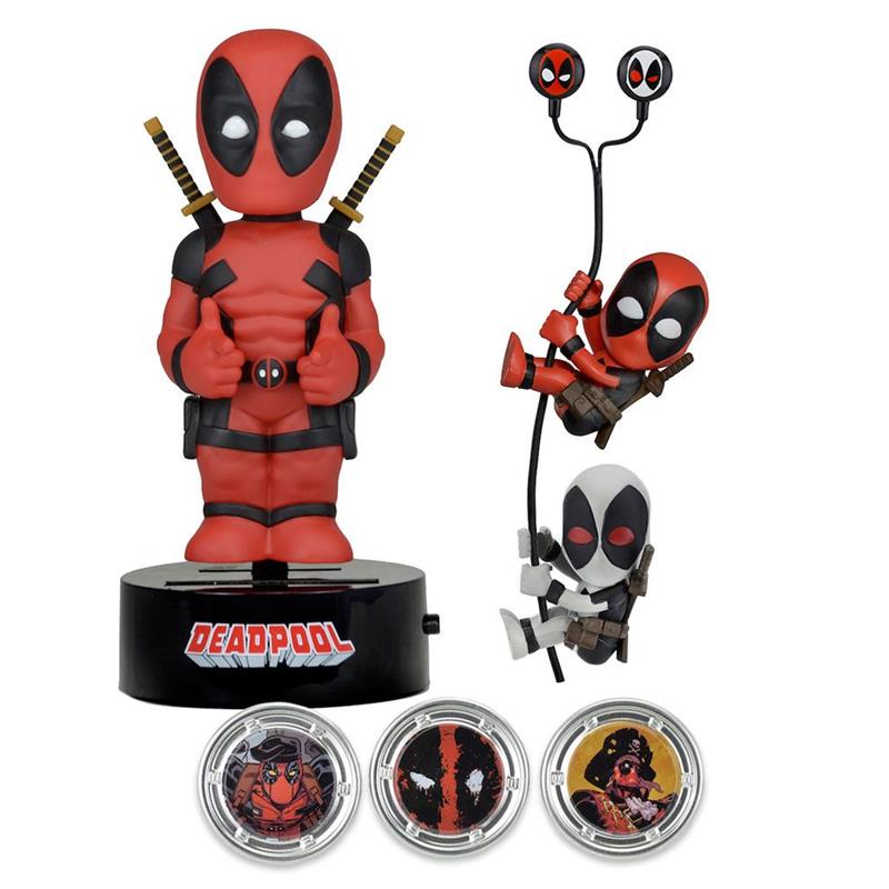 Neca Marvel Comics Gift Set Deadpool Limited Edition Body-Knocker Bobble-Figure