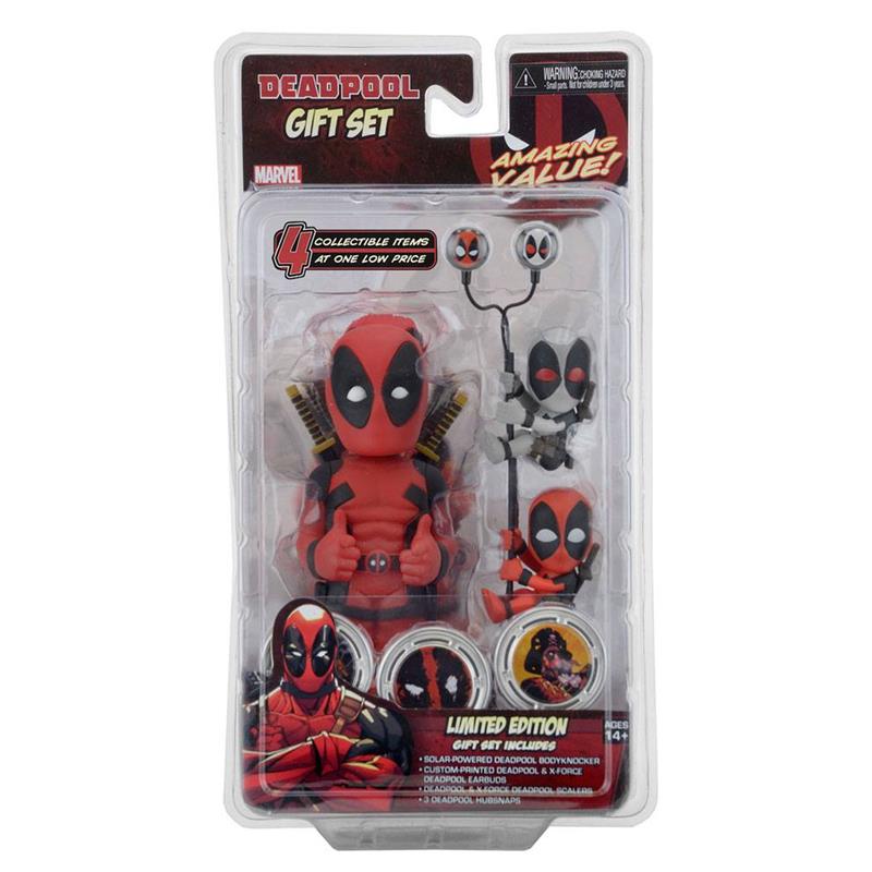 Neca Marvel Comics Gift Set Deadpool Limited Edition Body-Knocker Bobble-Figure