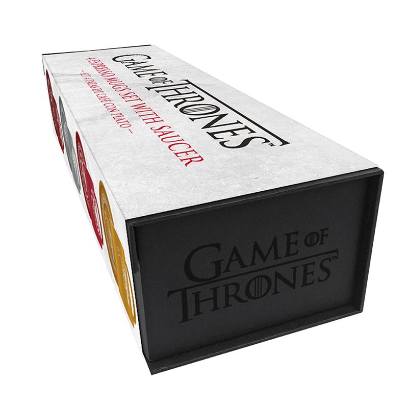 SD Toys Game of Thrones Espresso Tazze Ceramica Set Logos Collector's Edition