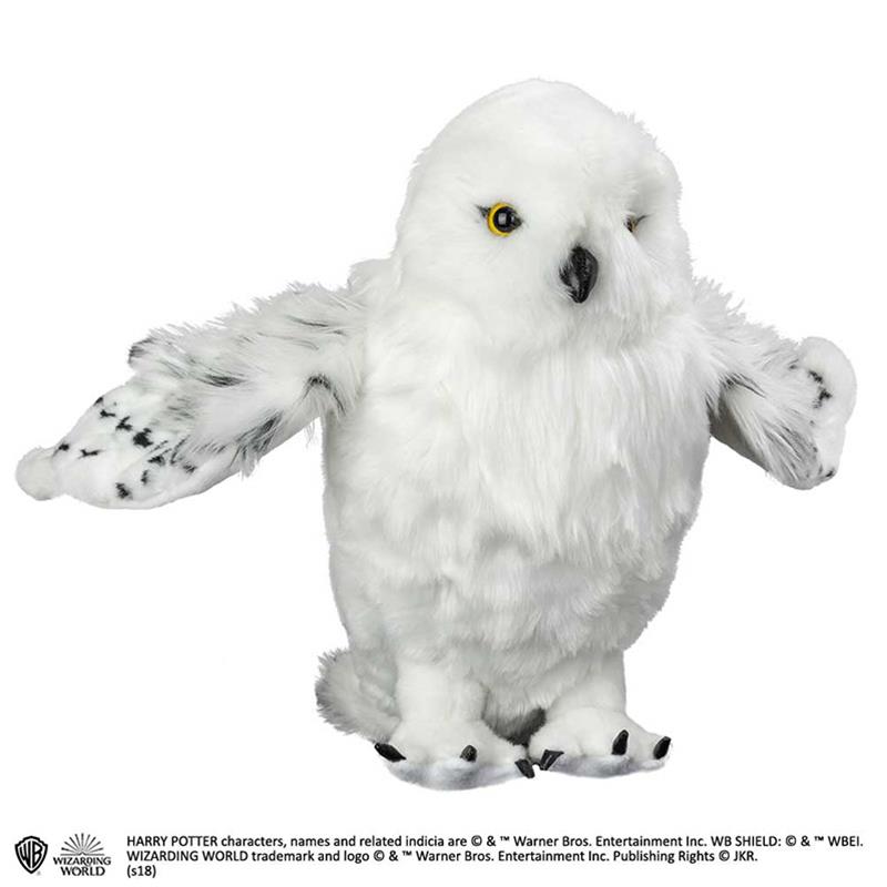 Noble Collection Harry Potter Collectors Peluche Figure Hedwig Wings Open 35 cm