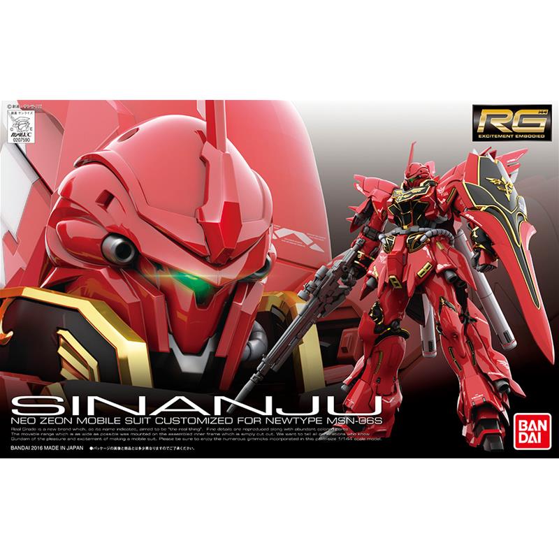 Mobile Suit Gundam: MSN-06S Sinanju Real Grade 1/144 Bandai