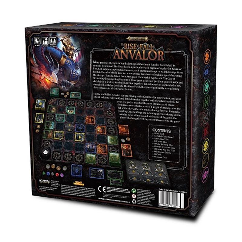 WizKids Warhammer Age of Sigmar Board Game The Rise & Fall of Anvalor Gioco Da Tavolo