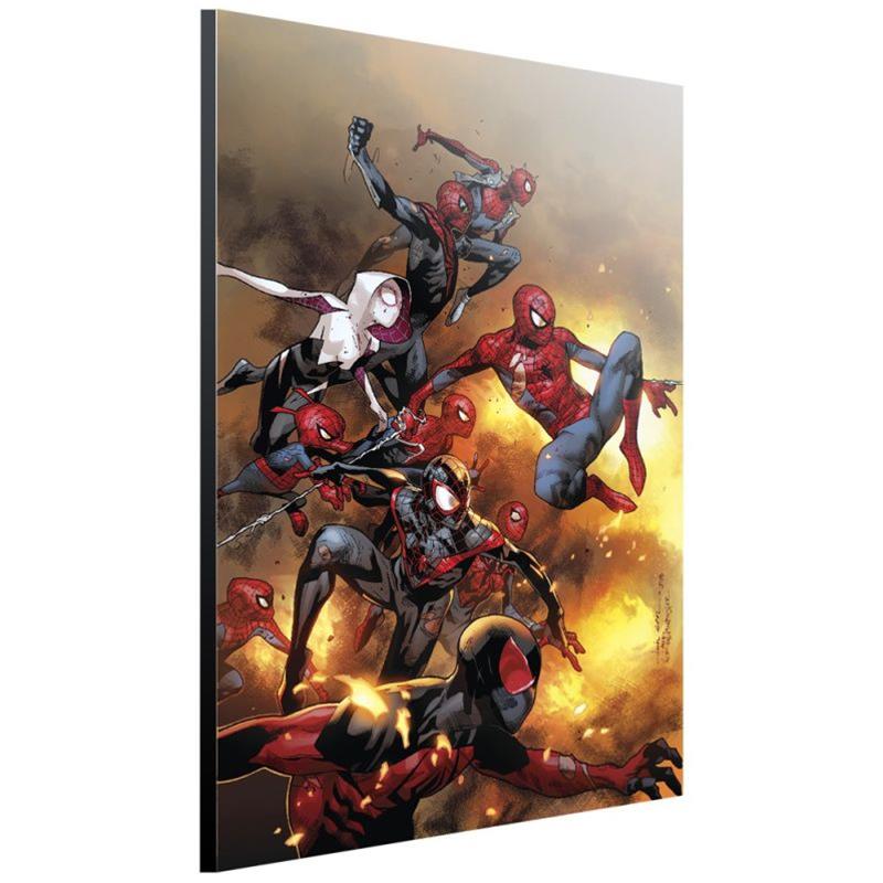 Marvel Spider-Verse By Coipel Pannello In Legno 40 X 60 Cm