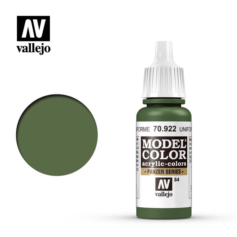 Model Color 084 UNIFORM GREEN 70922 by VALLEJO