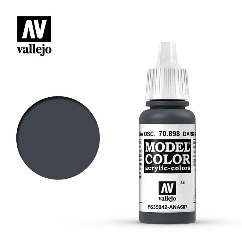 Model Color 048 DARK SEA BLUE70898 by VALLEJO