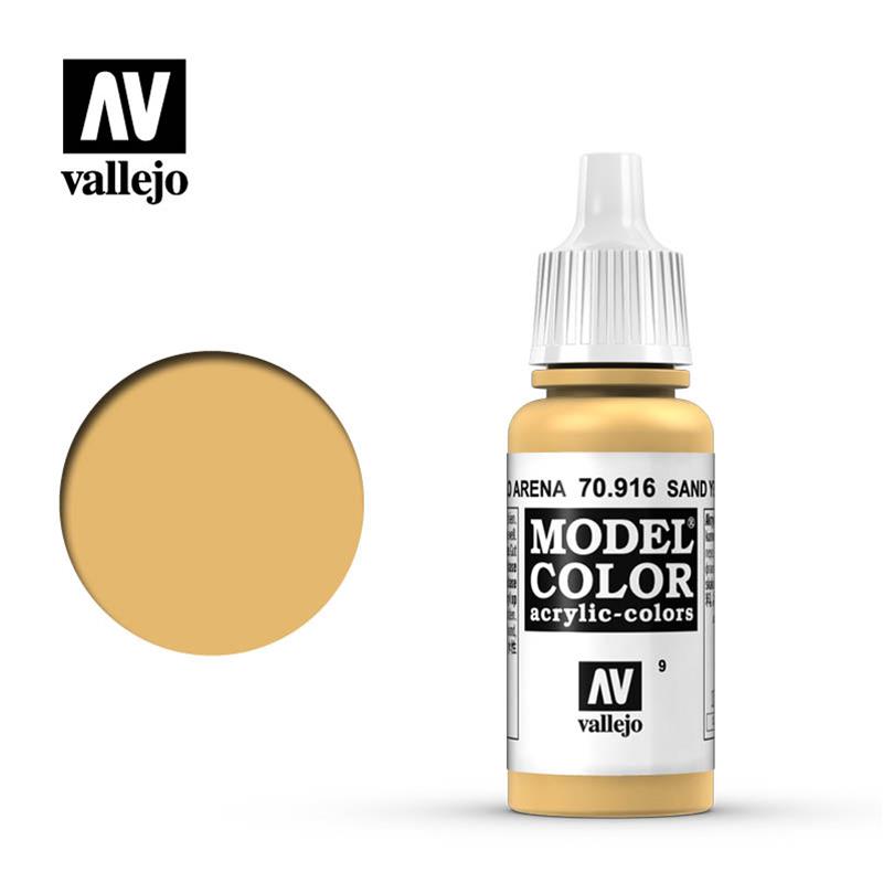 Model Color 009 SAND YELLOW 70916 by VALLEJO
