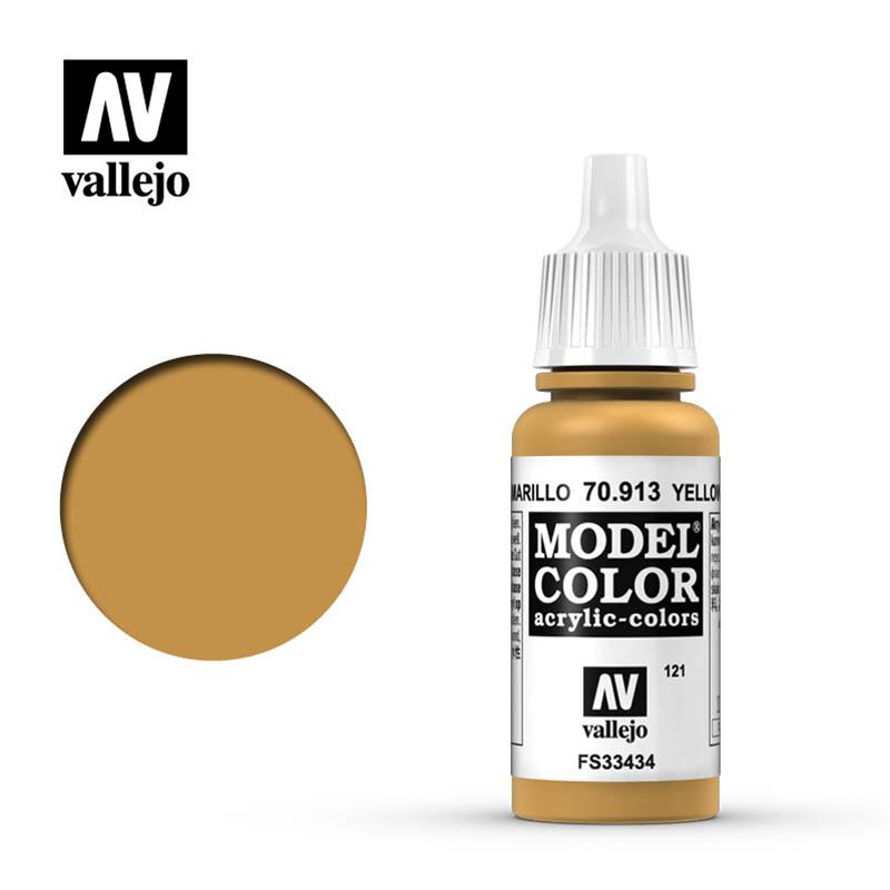 Model Color 121 YELLOW OCHRE 70913 by Vallejo