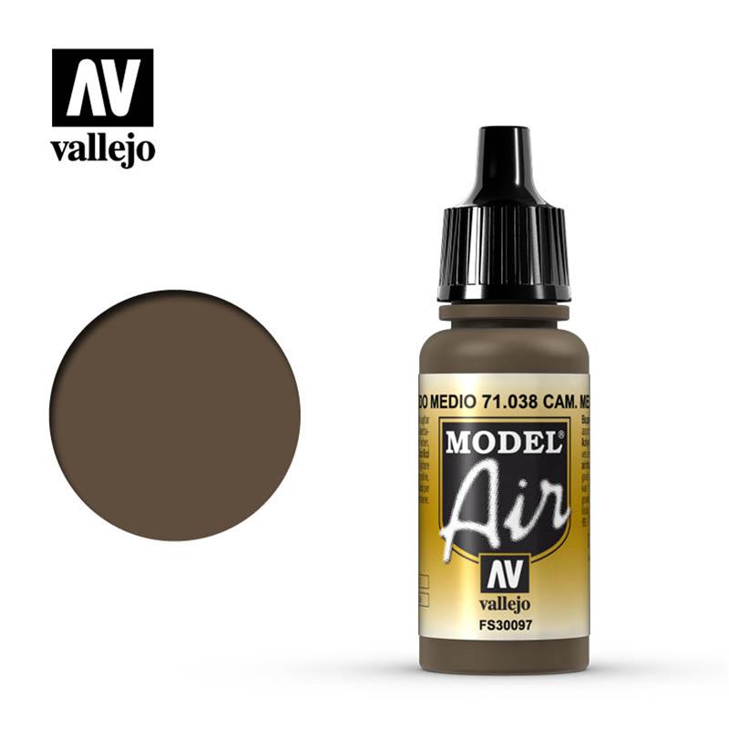 Model Air Color Camouflage Medium Brown 71038 17 ml Vallejo