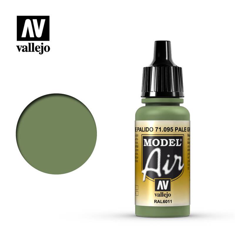 Vallejo Model Air Color Pale Green 71095 17 ml