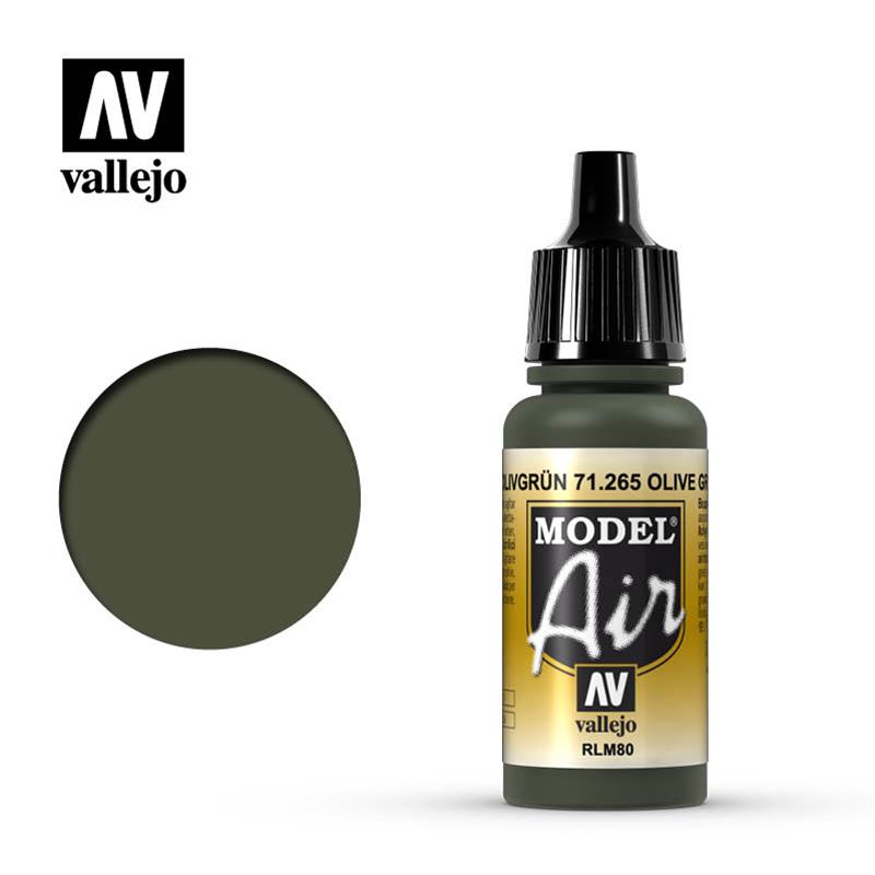 Vallejo Model Air Olive Green Rlm80 71265 17 ml