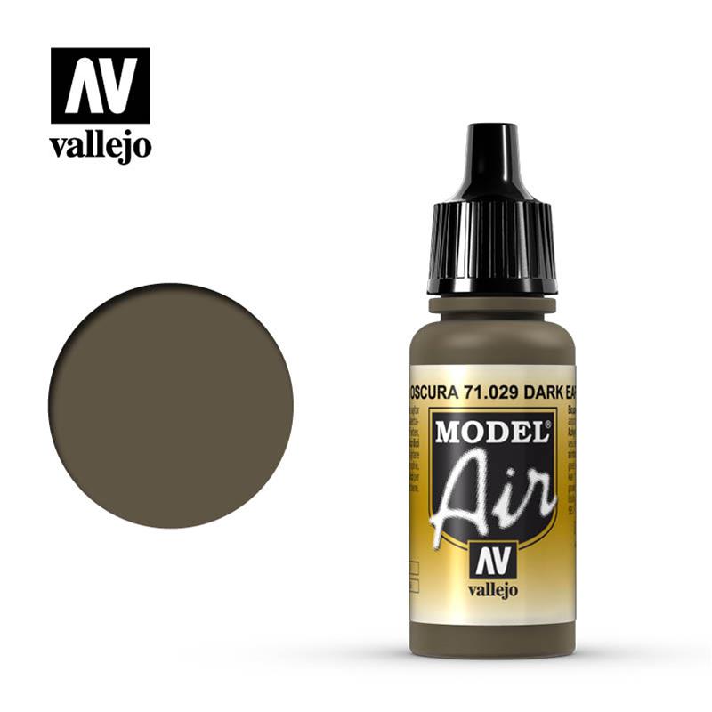 Vallejo Model Air Color Dark Earth 71029 17 ml