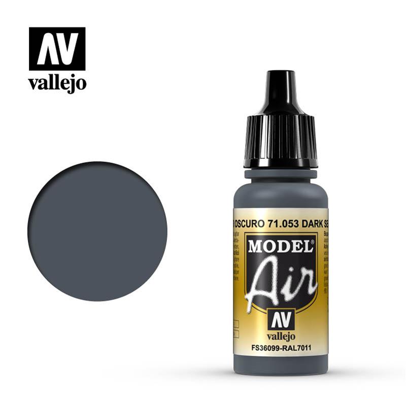 Vallejo Model Air Color Dark Sea Grey 71053 17 Ml