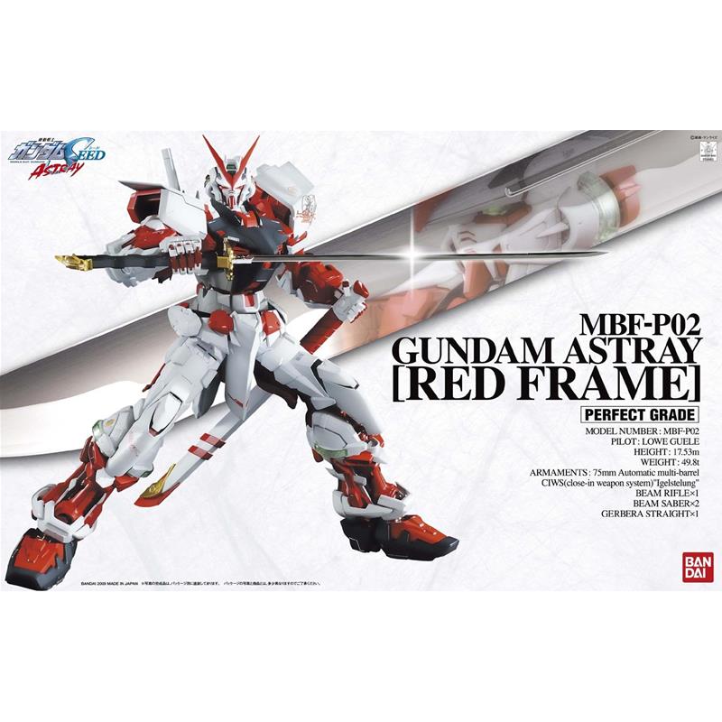 Gunpla Perfect Grade Gundam Astray Red Frame MBF-P02 PG 1/60 Bandai