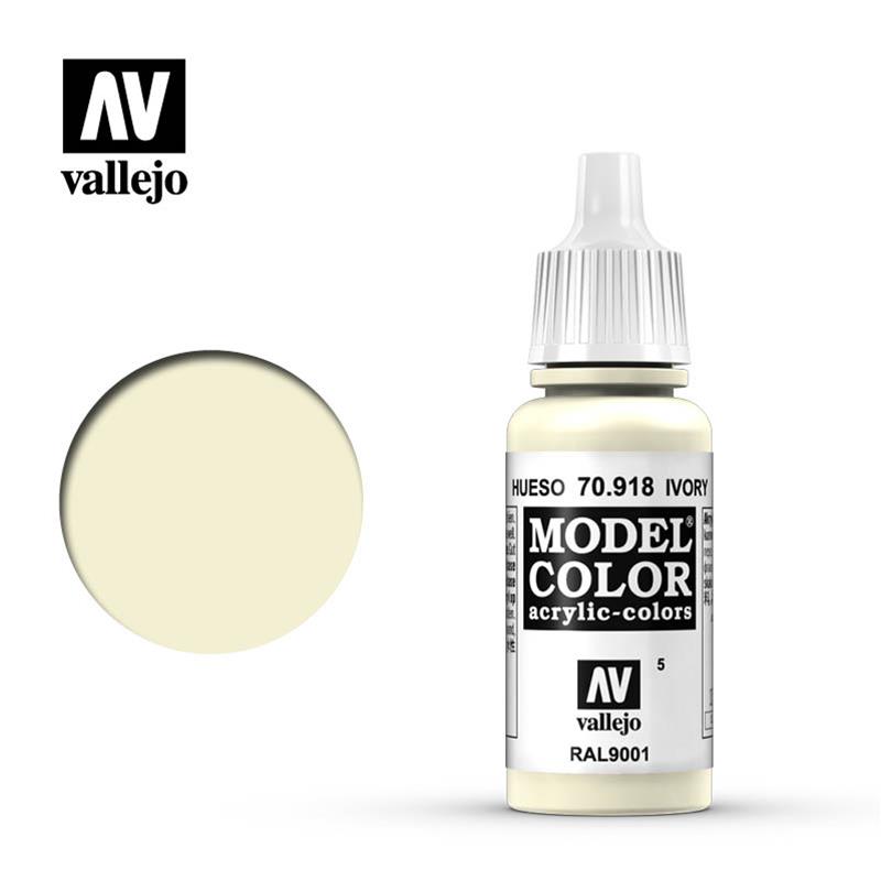 Vallejo Model Air 70.918 Ivory Colore Acrilico 17 ml