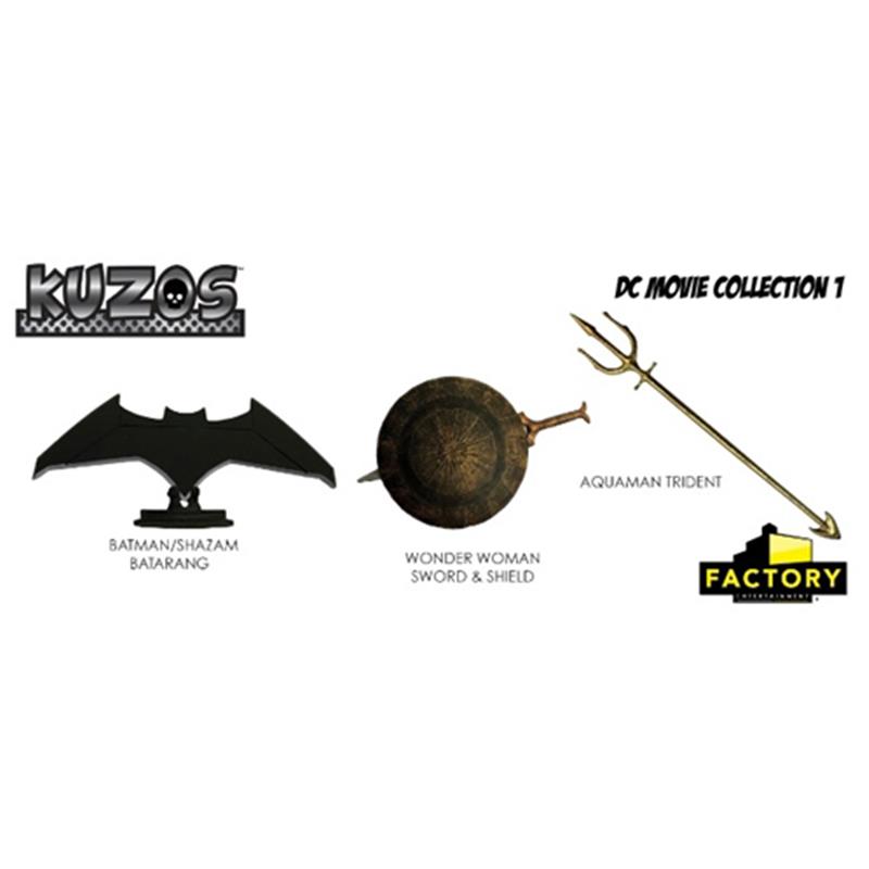 Kuzos Dc Movie Replica (Set 3 Pcs)