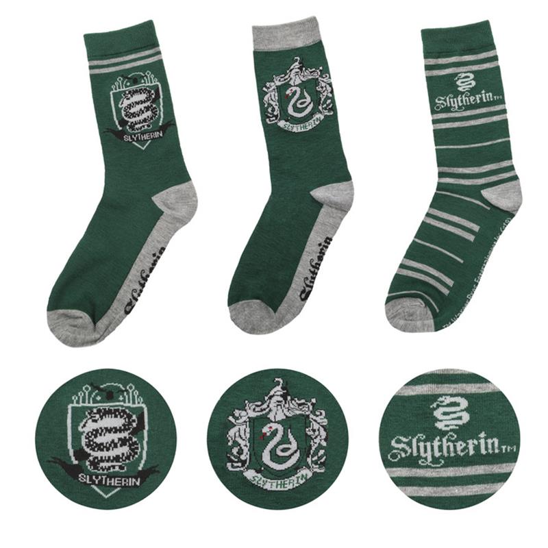 Harry Potter Slytherin Set N 3 Paia Di Calzini