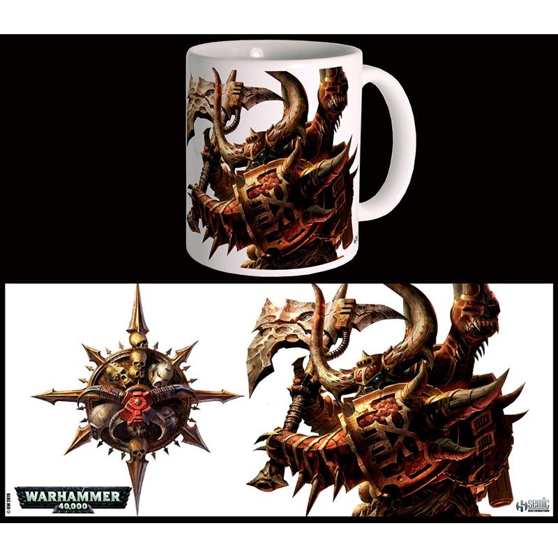 WARHAMMER 40K CHAOS SPACE MARINES Tazza in ceramica