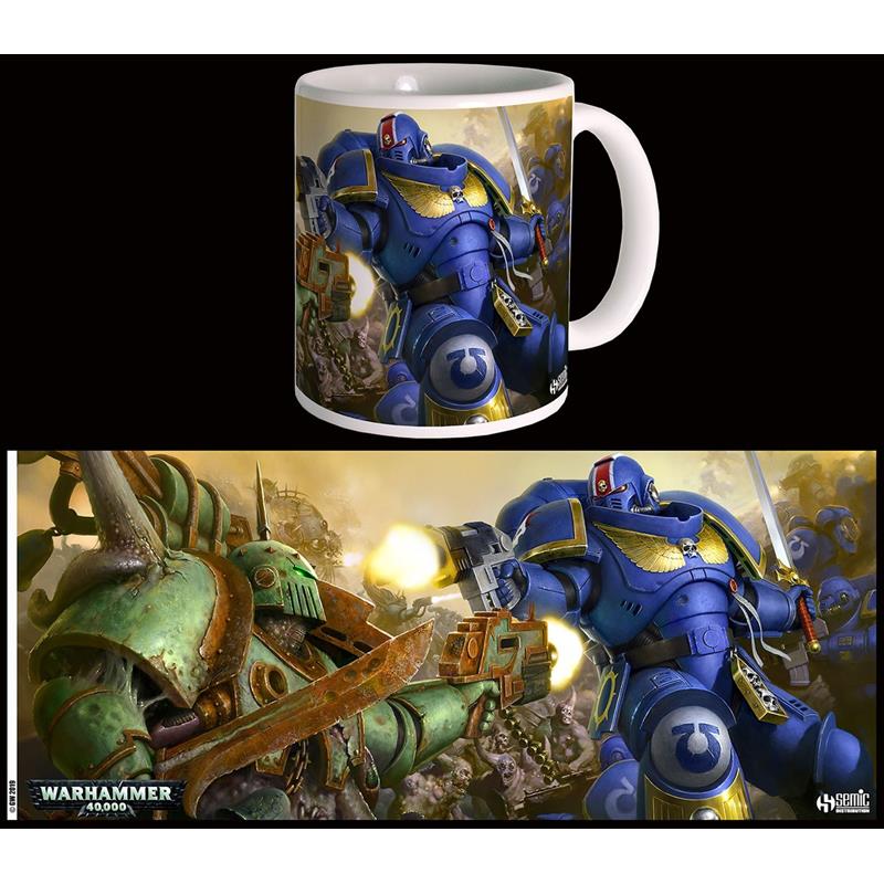 Warhammer 40k Ultramarines Vs Nurgle Mug