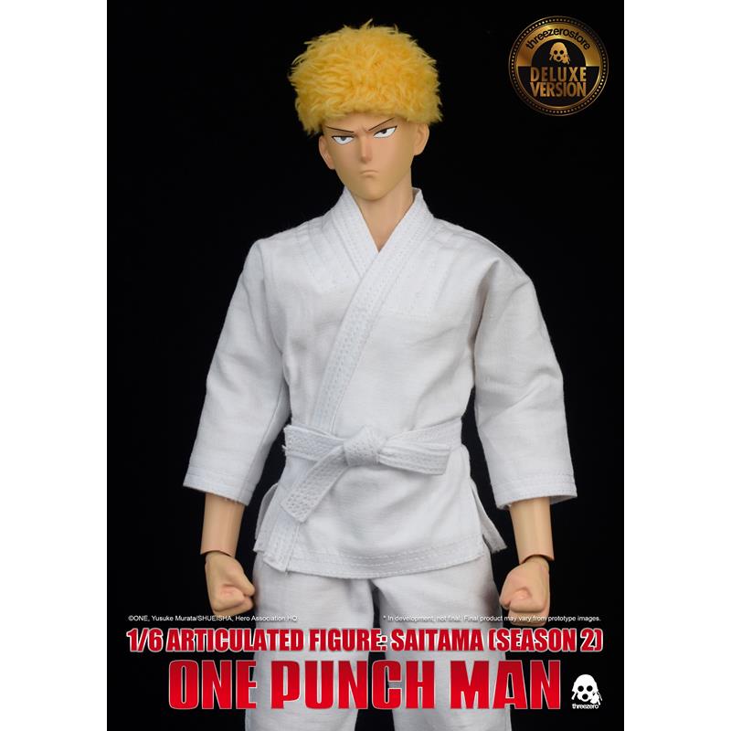 ONE PUNCH MAN: SAITAMA DELUXE VERSION Season 2 Articulated Action Figure by THREEZERO