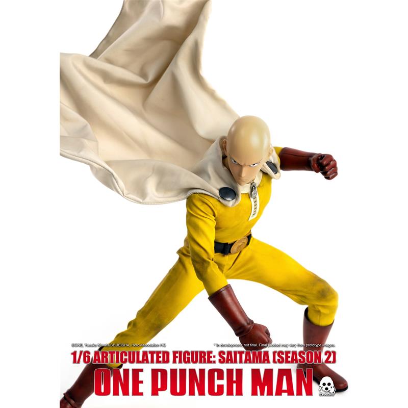 ONE PUNCH MAN: SAITAMA DELUXE VERSION Season 2 Articulated Action Figure by THREEZERO