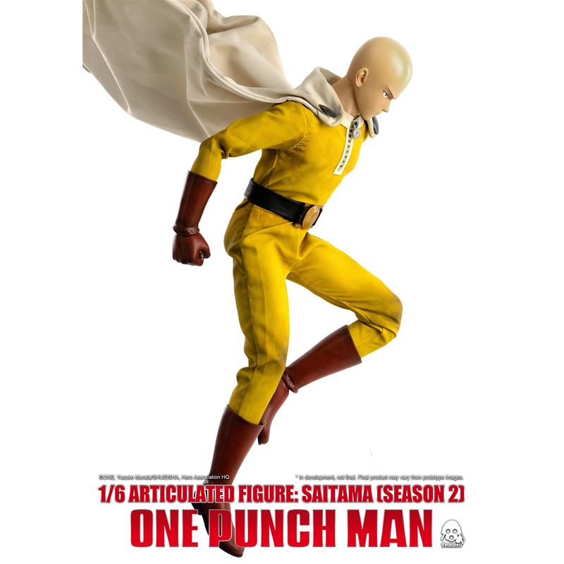 ONE PUNCH MAN: SAITAMA DELUXE VERSION Season 2 Articulated Action Figure by THREEZERO