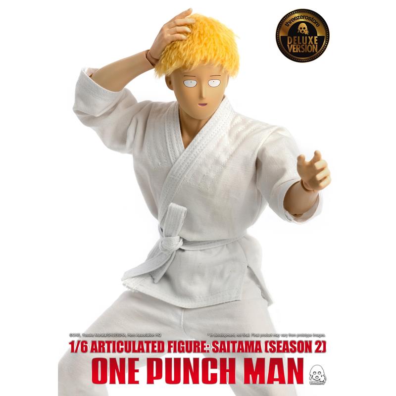 ONE PUNCH MAN: SAITAMA DELUXE VERSION Season 2 Articulated Action Figure by THREEZERO