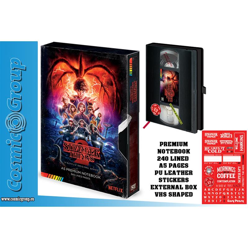 Stranger Things Series 2 Vhs A5 Notebook