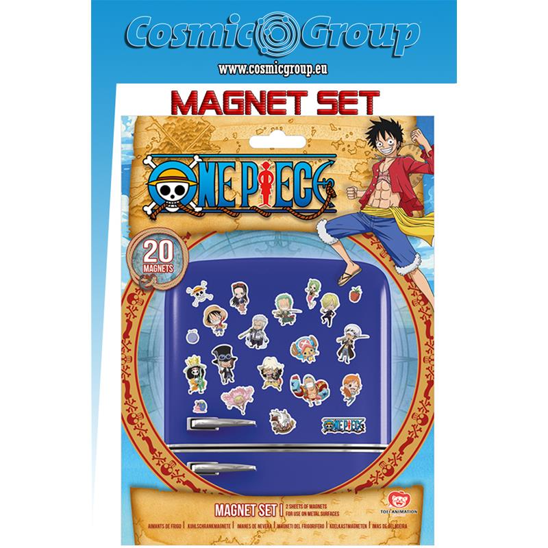 One Piece Chibi Magnet Set