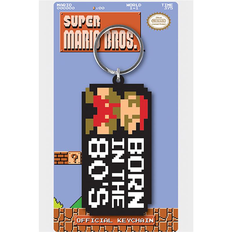 Super Mario Born In The 80s Portachiavi