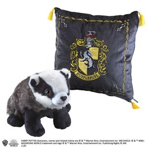 Harry Potter Hufflepuff House Cuscino E Peluche Mascot