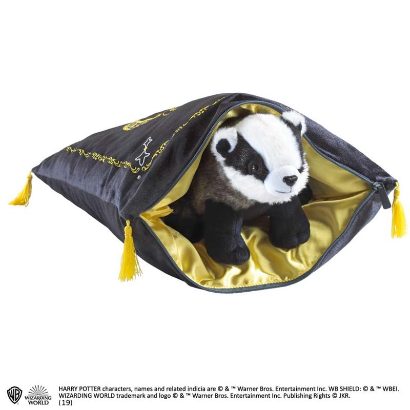 Harry Potter Hufflepuff House Cuscino E Peluche Mascot