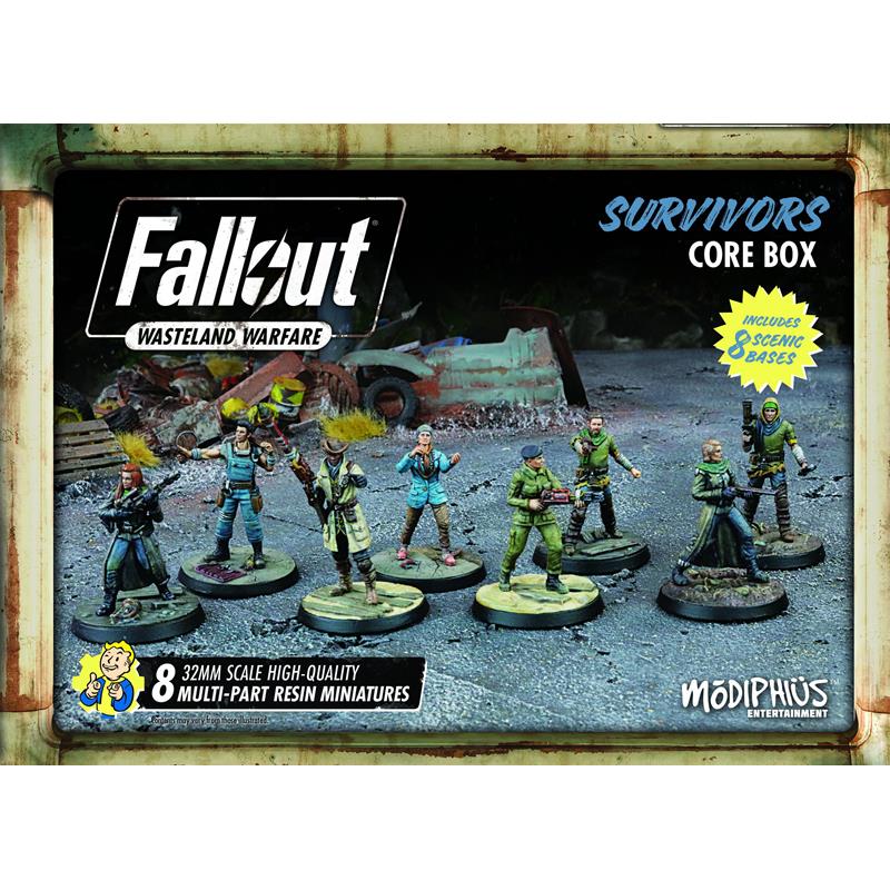 Fallout Wasteland Warfare Survivors Core Box Modiphius