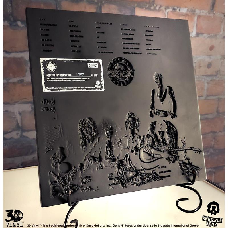 Guns N' Roses Appetite for Destruction 3D Vinyl Knucklebonz